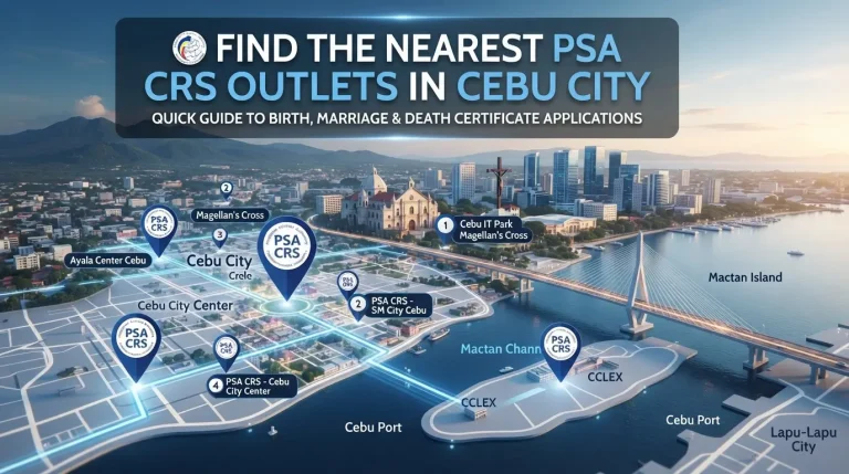 Find The Nearest PSA CRS Outlets In Cebu City (2026)