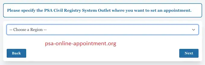PSA Appointment Online Choose Your Preferred PSA CRS Outlet and Review the Reminders