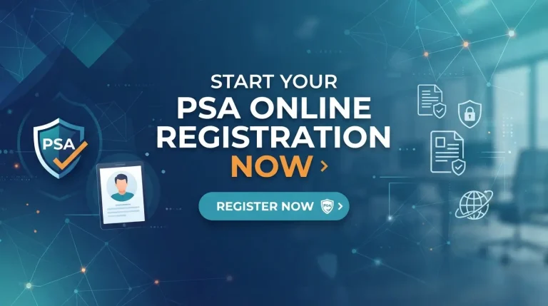 Start Your PSA Online Registration Now
