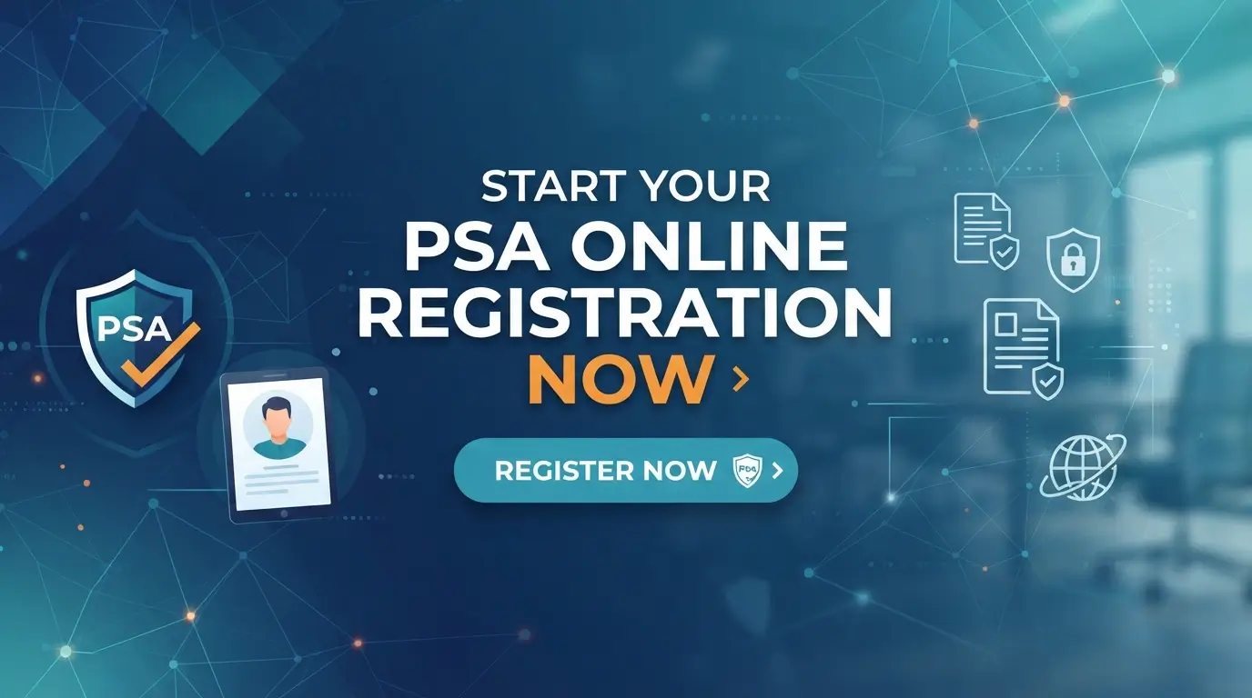 Start Your PSA Online Registration Now